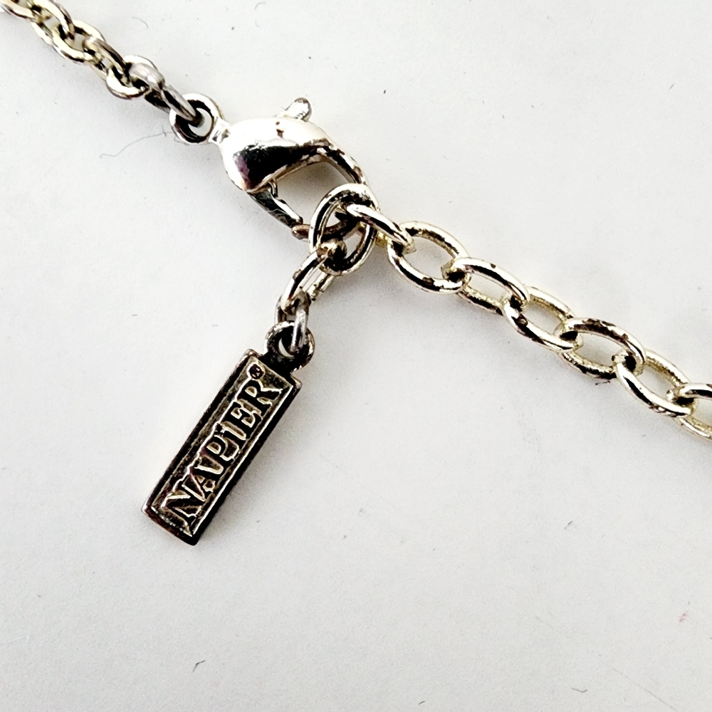 Napier vintage rhinestone drop necklace - Picture 11 of 13